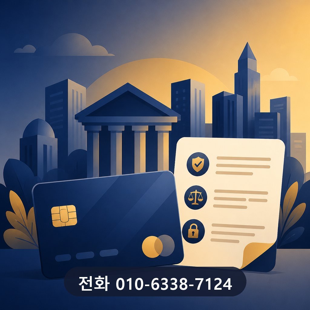 부산 카드깡 카드사 약관 확인 이미지 · 문의 010-6338-7124